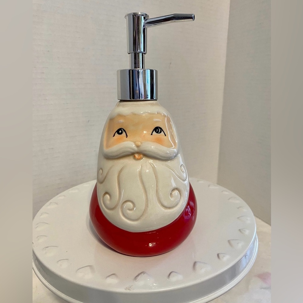 Johanna Parker Santa soap dispenser